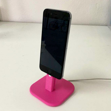Iphone charging stand for lightning connector