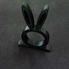 Easter bunny napkin ring