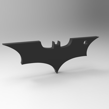 Batman the dark knight logo keychain