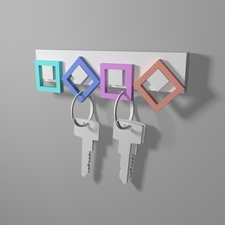 Wall key holder