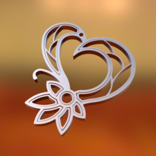 Quilling heart