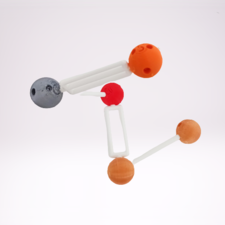 Atoms and chemical bonds building kit
