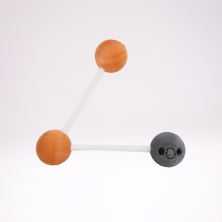 Atoms and chemical bonds building kit